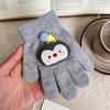 Full Finger Thermal Gloves Warm Lining Winter Gloves Stylish Knitted Gloves  for Kids