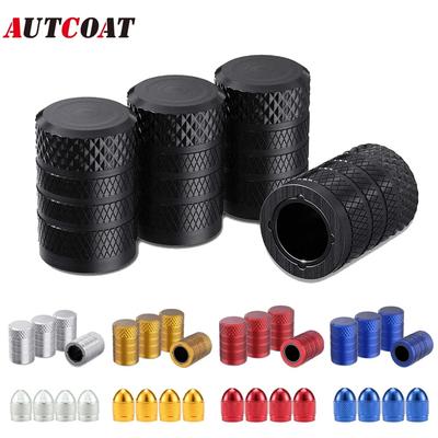 AUTCOAT 4/8 шт. Колпачки на ниппель шин, Алюминиевый колпачок на вентиль шины, Универсальные чехлы на шток для автомобилей, грузовиков, мотоциклов, внедорожников и велосипедов