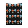 Gumballs Blanket Velvet Textile Decor  Portable Super Warm Throw Blanket for Bed Couch Bedspreads