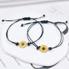 Sunflower Friendship Bracelet: Handmade Woven Adjustable Daisy Design