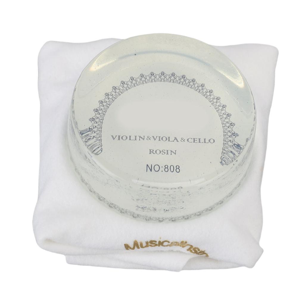 Violin Rosin High Purity High Friction Low Dust String Rosin for Viola Cello Erhu Music Instrument White