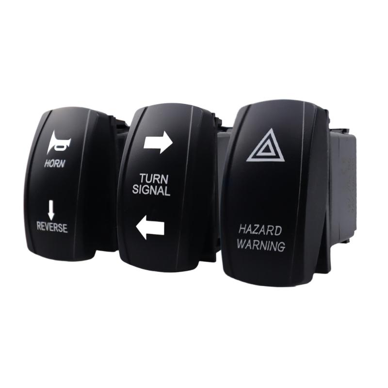 Универсальный переключатель указателя поворота + реле мигалки + замена звукового сигнала для мотоциклов, квадроцикла, UTV, тележки для гольфа