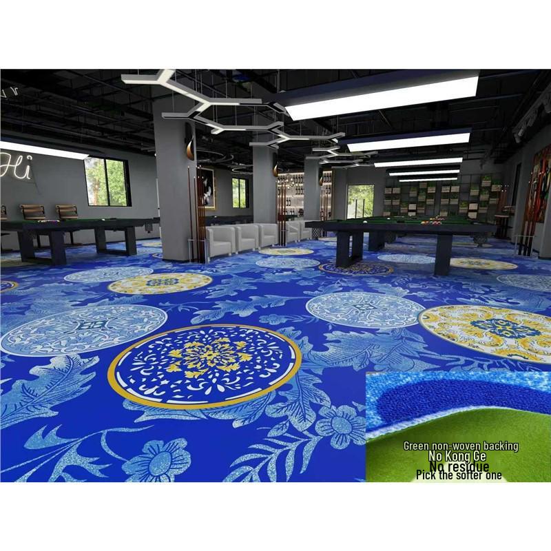 Fireproof Nylon Billiard Hall Carpet - High-End Hotel Pool Table Mat (Wall-to-Wall, Large Area)