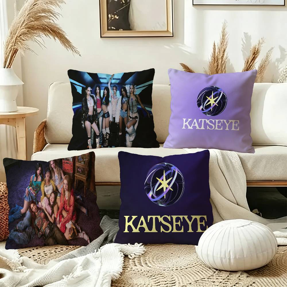 Kpop Band KKatseyes pillow cover sofa cushion cover home room decoration children gift