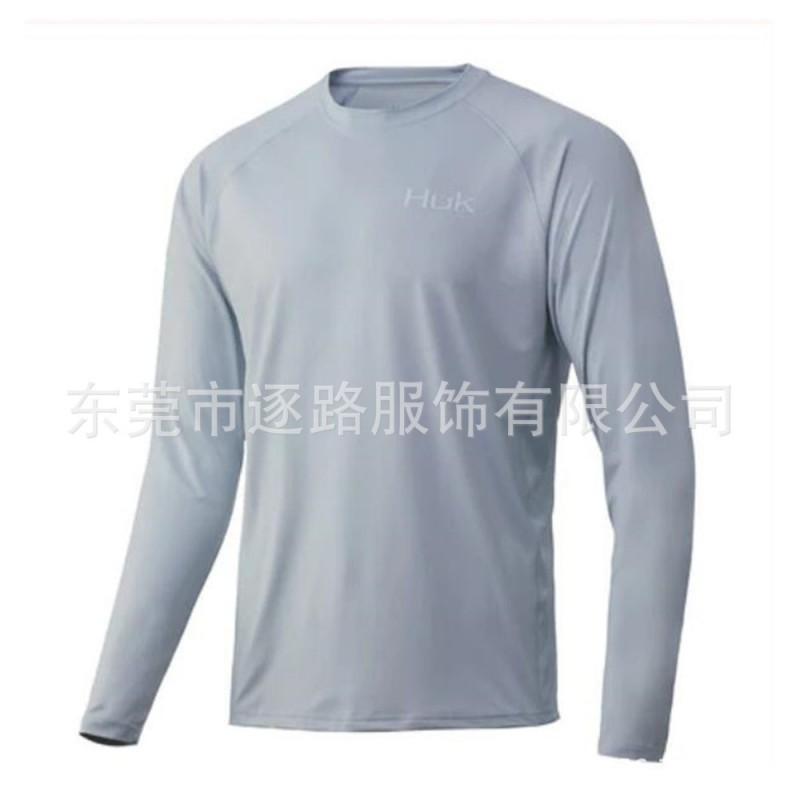 Mens Quick-Dry Fishing Shirt With UPF 50 Sun Protection Breathable Bamboo Fiber Long Sleeve T-Shirt Outdoor Angling
