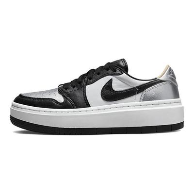 Кроссовки Air 1 Elevate Low SE Silver Toe Женские Металлический Серебристый Черный Белый DQ8561-001
