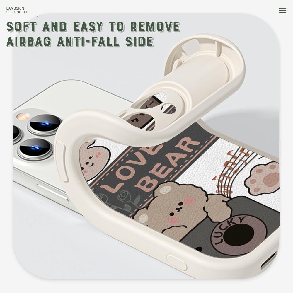 Милый чехол из искусственной кожи для Vivo V23E Y15 Y91 Y51 OPPO A9 Reno8 6 Realme 10 Pro C21 C12 C15 C35 Huawei Nova 7i P30 Lite Infinix Hot 10S, чехол для телефона