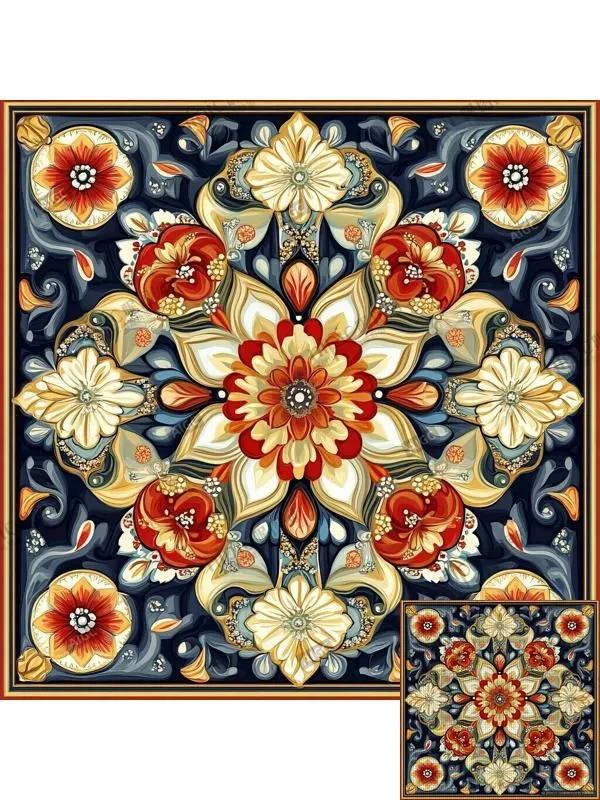 Embroidery Kit Picture of Full Cross, Cross Star