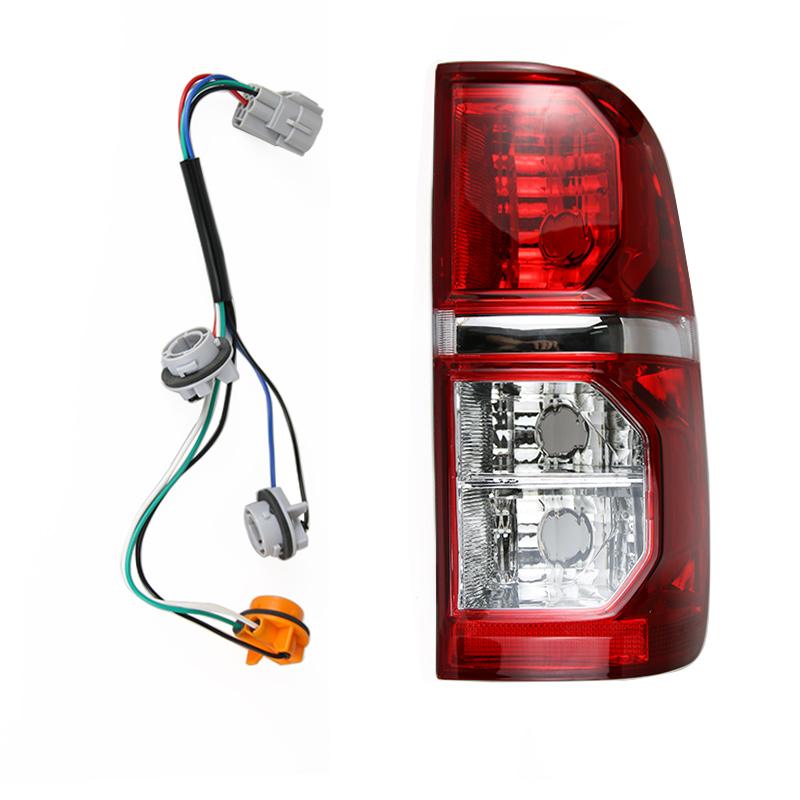 1 шт. Сборка заднего фонаря с проводами для Toyota Hilux 2005 2006 2007 2008 2009-2015 Задний фонарь Стоп-сигнал Фонарь заднего хода