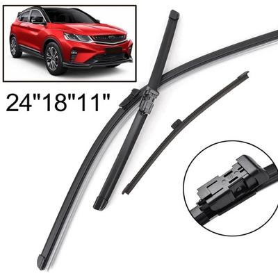 Подходит для Geely Kulei Proton X50 2018-2025 24 + 18 + 11 Передние и задние дворники Щетки стеклоочистителя