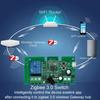 С Shell Zigbee 1 2 4-канальный 12В 24В 220В Умный переключатель Tuya Модуль реле Сухой контакт 4-канальный Din-рейка Требуется шлюз/хаб
