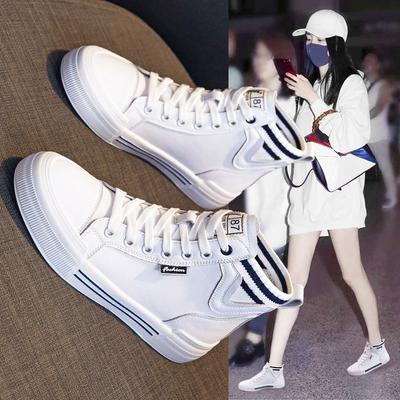 Высокие кеды, Универсальные кроссовки, Женская спортивная повседневная обувь, Одинарная обувь на шнуровке