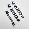 DZECY1 3D Letters V200d V220d V250d V300d V350d ABS Emblem for Mercedes Benz V Class Car Fender Badge Trunk Nameplate Logo Sticker