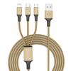 Автомобильная эмблема 3в1 Кабель для быстрой зарядки Type C Lightning Micro USB для Opel Astra j g Insignia Corsa d Vectra c Zafira a Автомобильные гаджеты
