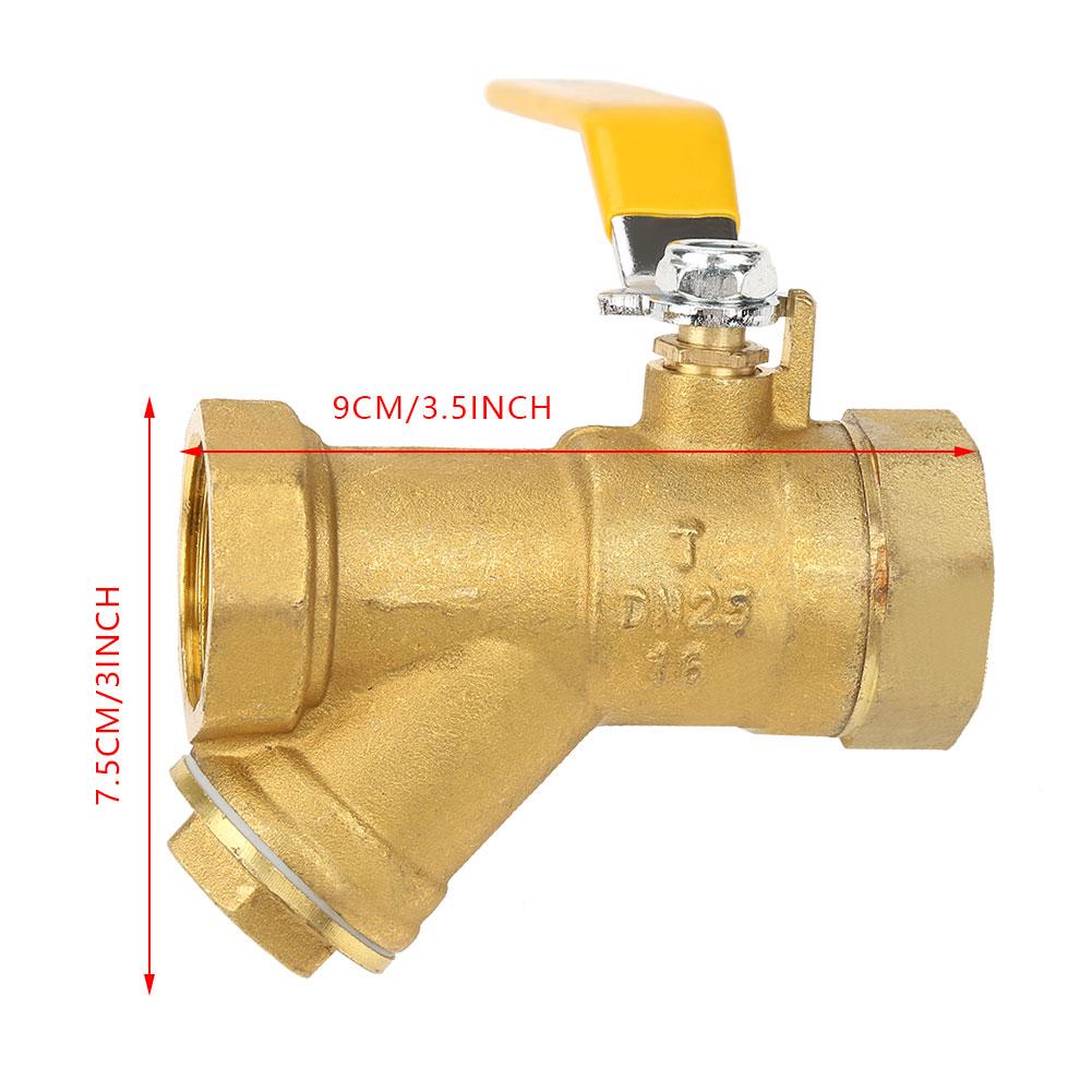 Brass Filter Valve 1 Inch DN25 Feme Filen, Quick Open and Close, for Water Gas Oil