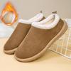 Хлопковые тапочки Birkenstock осень и зима новые ретро на плоской подошве бархатные теплые с закрытым носком пушистые хлопковые тапочки