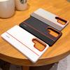 PU Leather Phone Case for Samsung Galaxy S25 Ultra S25edge S24 Plus Tri Color Splicing Shell Metal Lens Ring&button Hard Cover