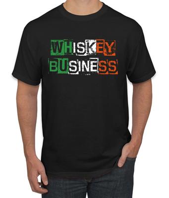 Whiskey Business Ирландская записка с требованием выкупа Мужская футболка