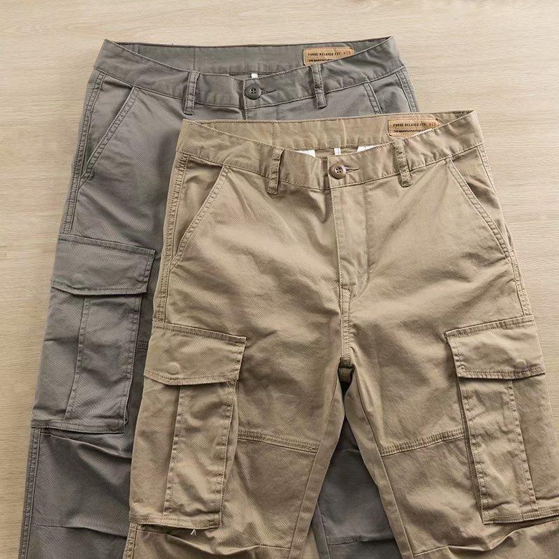 Men's Work Casual Pants Multi-pocket Cargo Pants