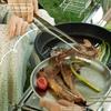 FIRE-MAPLE Outdoor Camping Tongs, Extended Food Tongs for Barbecue, Kitchen Charcoal Tongs, Meat Tongs, Heat-Resistant Tool Tongs
