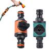 Quick Connect Coupling Shut Off Valve ABS Flow Control Connector For Garden Hose Irrigation System Water Pipe