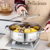 DeBao 28cm 304 Stainless Steel Double-Layer Steamer Pot