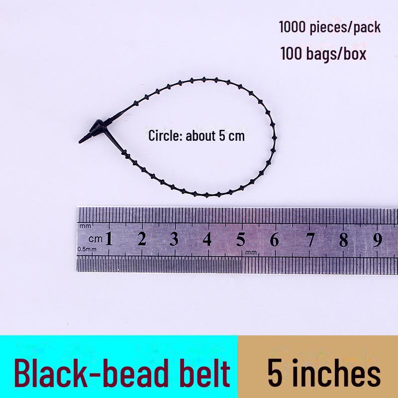 Прозрачный пластиковый шнурок с пряжкой для бирок на одежду