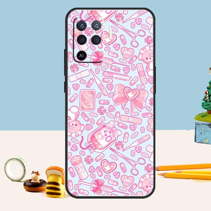 Медицинский футляр для лекарств для Oppo A98 A78 A58 A18 A38 A74 A94 A54 A15 A17 A57 A6 A5 Pro A16 A76 A96 A40 A60 A80