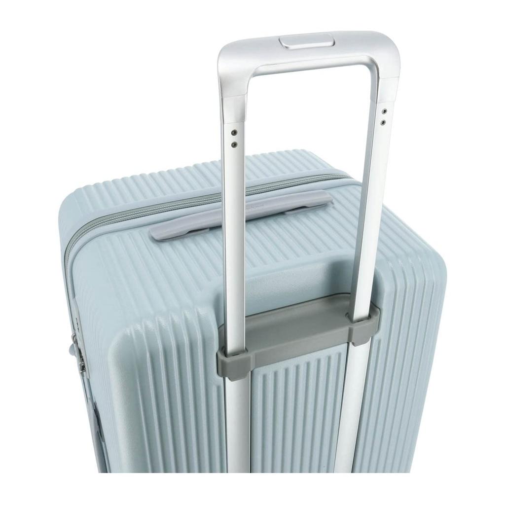 Чемодан EXTREME M Размер 75л INV70 Чехол для переноски Жесткий легкий дорожный большой емкости БЛЕДНО-СИНИЙ [Innovator] 4,2 кг