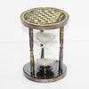 Antique Vintage Maritime Brass, Glass Chess Printed Sand Timer Hourglass