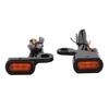 2PCS Motorcycle Front LED Turn Signal Light Mini Light Running Indicator Lamp Fi