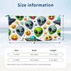 green alien and UFO pattern Beach Towel Soft Microfiber Quick Dry Absorbent Quick Towels For Bath