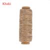 50Meters Durable Flat Hand Stitching Handicraft Leather Waxed Thread Sewing Line Cord