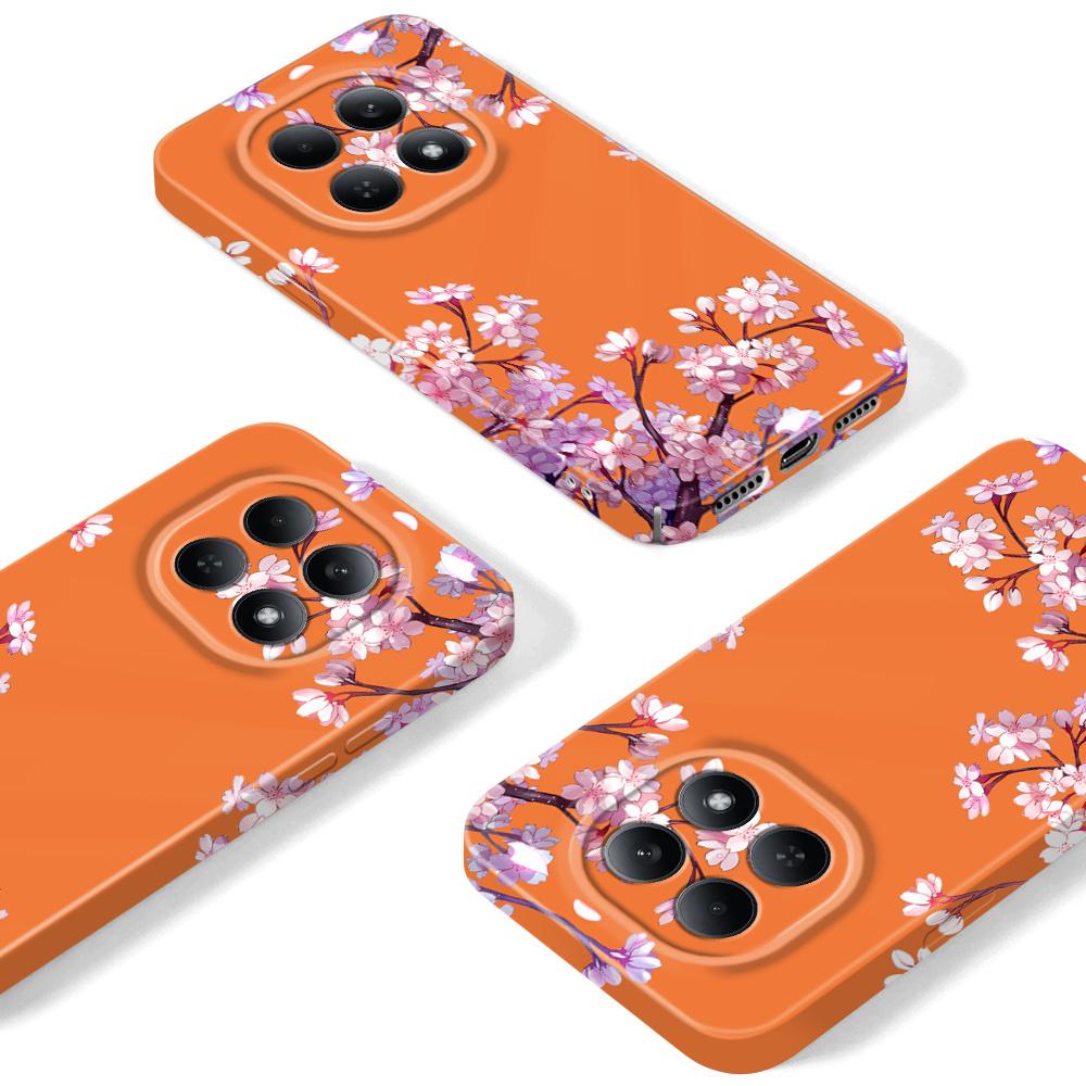 Роскошный Цветочный Чехол Для Телефона Xiaomi Redmi Note 15 14 13 12 11 Pro Plus 12S 11S 14C 13C 4G 5G Пленка Жесткая Крышка