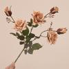 Ретро имитация розы цветок роскошные искусственные цветы искусственная роза ветка свадебный декор вечеринка