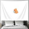 Cute Capybara Tapestry Wall Hanging Anime Aesthetic Room Decor Dorm Decor Cozy Home Decor Gift Trendy Wall Art Nature Lover Gift