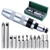 LEONTOOL Shock Driver Impact Driver Bit 13 шт. Ручная ударная отвертка, ручная ударная отвертка, сменная отвертка, мощная вращающаяся ударная отвертка Phillips с шлицем