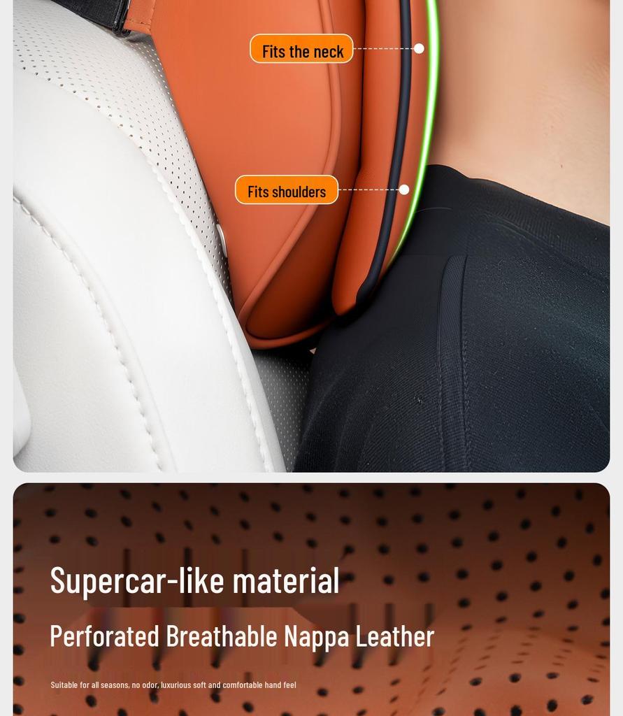Universal Car Headrest Neck Pillow & Lumbar Support for Kaiyi Shiyue Kunlun Xuan Du Xuanjie Pro X3 V7 iEA