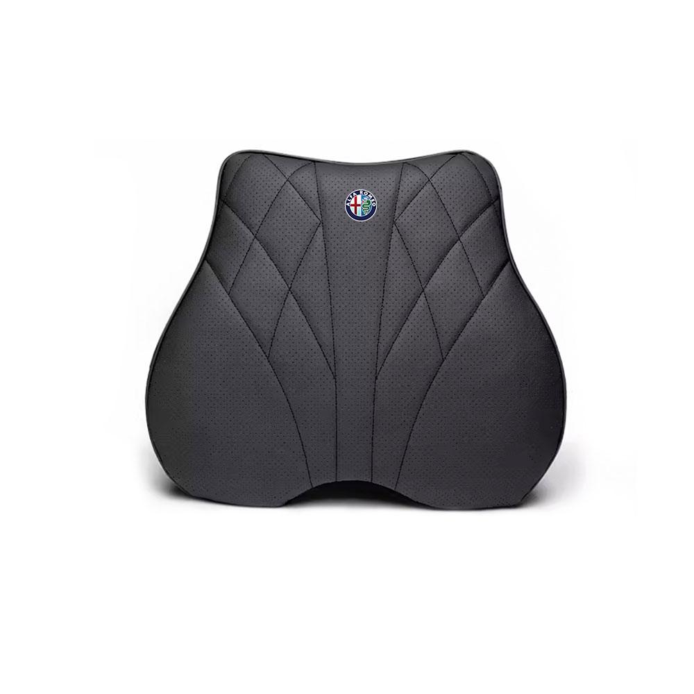 YYCE3 1pc Memory Foam Car Headrest/Seat Cushion For Alfa Romeo Giulietta GT 147 156 Mito Brera Giulia Stelvio Volante Auto Accessories