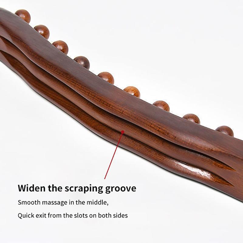 37 бусин Универсальный массаж спины сухожилия скребок палочка точечная терапия Гуаша расслабляющий терапевт инструмент абдоминальный массажер(пластик))))