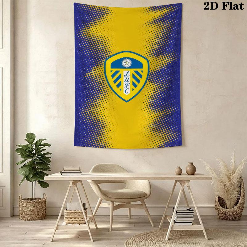 LUFC logo Wall Hanging Printed Fabric Blanket Decorative Tapestries for Bedroom Living Room Home Decor