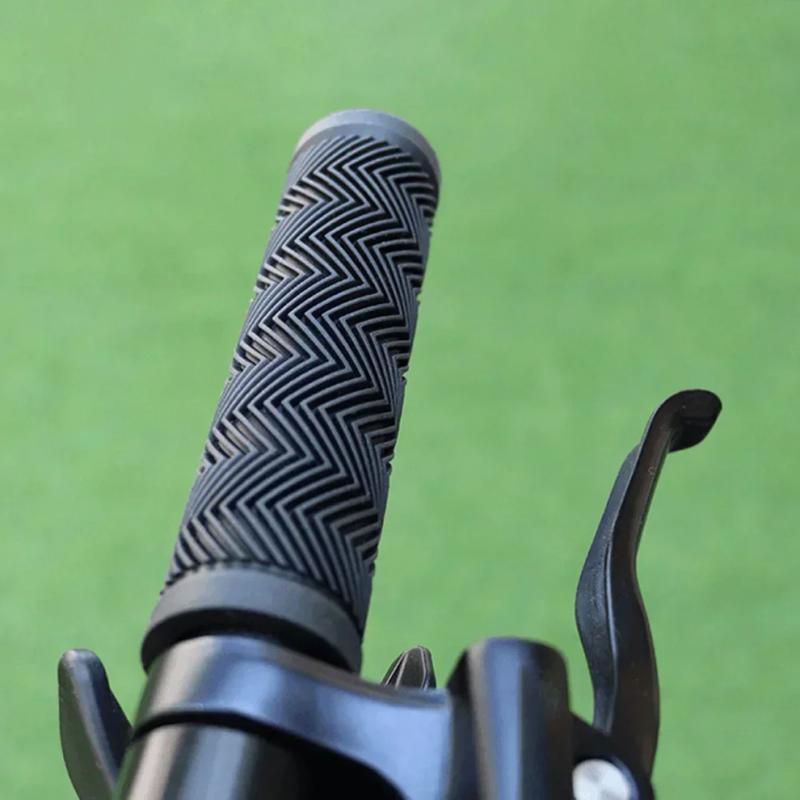 Bike Handlebar Handle Hand Grips MTB Mountain Bicycle Scooter Black Soft Rubber Bicycle Replacement Accesseries 22.2-25.4mm