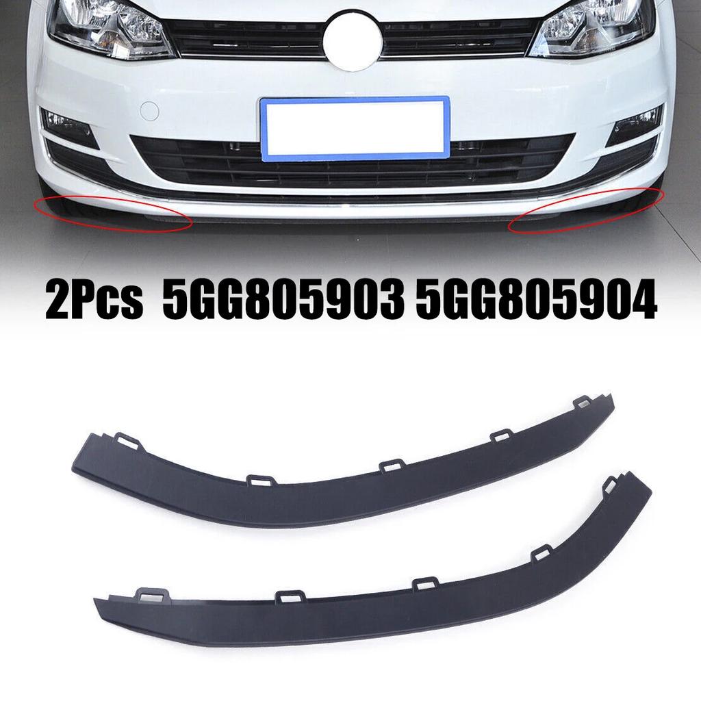 1 пара переднего бампера левый и правый спойлер молдинг отделка для Golf MK7 2013-2017 5GG805903/5GG805904 54 см длина левая и правая сторона горячий