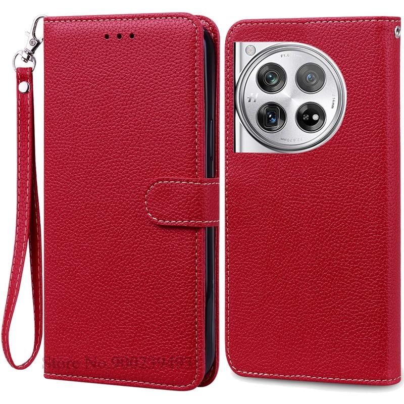For Oneplus 12 Case Leather Wallet Flip Cover Phone Case For Oneplus 12 Coque Fundas For One Plus 12 Oneplus12 Phone Case Fundas
