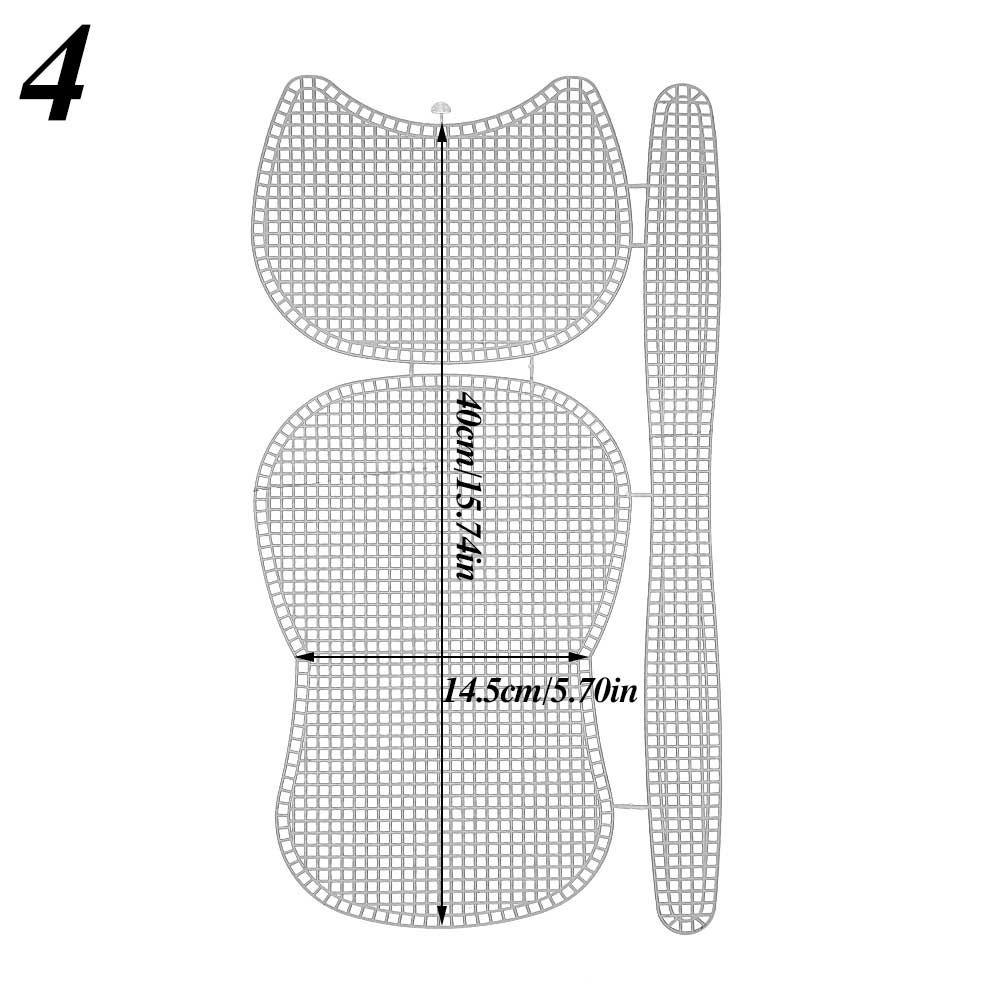 Variety Accessories Assistant Woven Material Knitted Piece Grid Plate for Weaving Bags