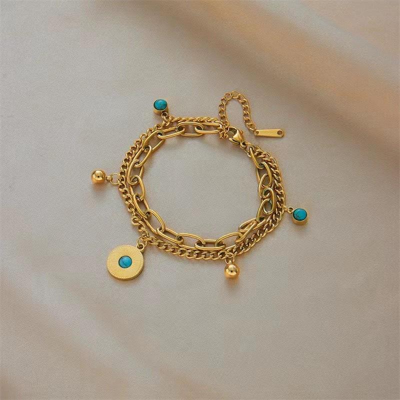 Винтажный браслет из титановой стали для женщин, браслет-бабочка с дурным глазом, браслеты для вечеринки в стиле стимпанк, готика, роскошные ювелирные изделия в подарок