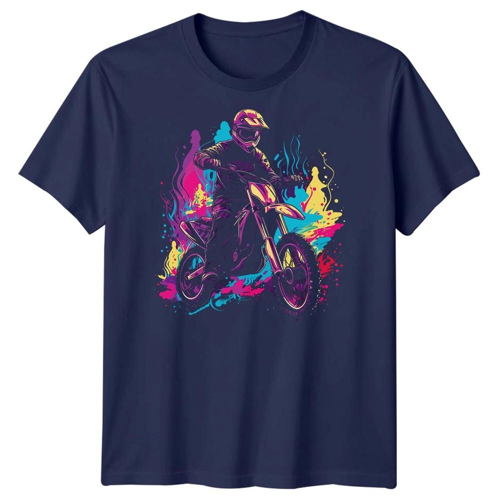 Motocross Rider Dirt Bike Sports Mens TShirt Extreme Action