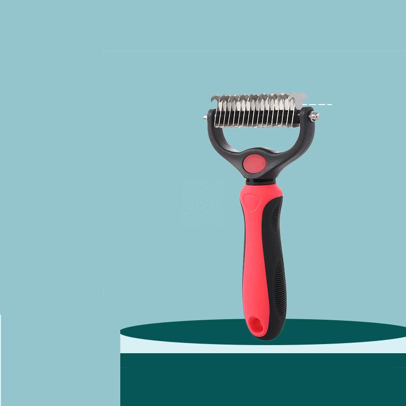 Расческа для домашних животных PC для собак и кошек Расческа для завязывания узлов Уход за шерстью Расчески для удаления пуха Машинки для стрижки волос Массажная щетка Принадлежности для домашних животных