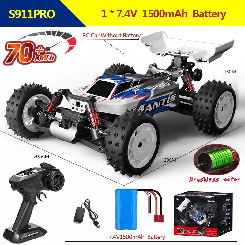1:16 4WD Радиоуправляемая Машина 70 км/ч или 50 км/ч Машинки на Пульте Управления Высокоскоростной Дрифт Бесколлекторный Монстр-Трак Для Детей VS Wltoys 144001