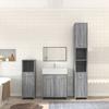 VidaXL 4-piece Bathroom Furniture Set Sonoma Grey 3154404
